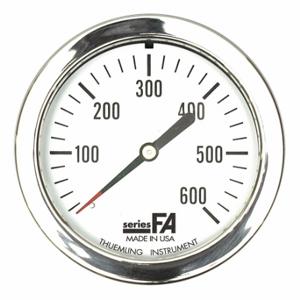THUEMLING FA-LFP-210-BG-WOB Manometer zur Schalttafelmontage, Brandmeldetafeln, U-Klemme, 0 bis 400 Psi, 2 1/2 Zoll Zifferblatt | CU6NCE 52VR54