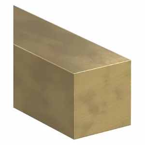 THYSSENKRUPP MATERIALS CUSQ00087 Square Brass 360 1/2x1/2 Inch 1 Feet | AB2YTL 1PVL9