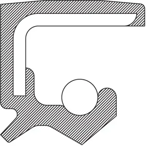 TIMKEN 222238 Oil Seal, 0.866 Inch Shaft Size, Nitrile | BC7AGY