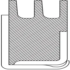 TIMKEN 200600 Oil Seal, 1 3/4 Inch Shaft Size, Nitrile | AK9RUE