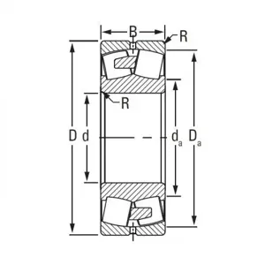 TIMKEN 23332EMBW47AW502C4 Straight/Round Bore Spherical Roller Bearing | BF6HHG