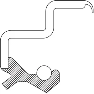 TIMKEN 722250 Oil Seal, 2.25 Inch Shaft Size, Polyacrylate | AK9WFD