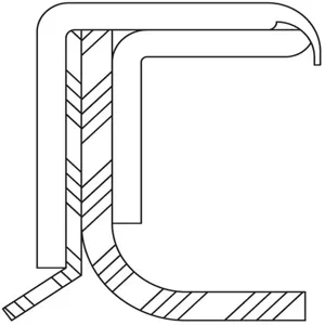 TIMKEN 100085 Oil Seal, 3.858 Inch Shaft Size, PTFE | BC6WDH