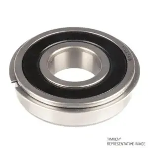 TIMKEN 6206-2RZ-NR Deep Groove Ball Bearing, 62 mm Diameter | BF3NGJ