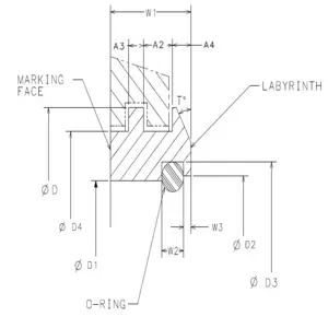 TIMKEN LO615 Labyrinth Seal, 109 mm Diameter, Steel | BG2BKN