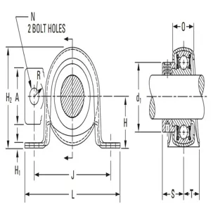 TIMKEN PB 5/8 Pillow Block Eccentric Locking Collar, 5/8 Inch Shaft Size, 1070 lbf Load Rating | BN9QQR