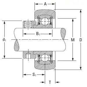 TIMKEN RABR 3/4 Eccentric Locking Collar, 0.7500 Inch Shaft Size, 250 lb | BF4TVU