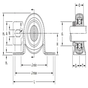 TIMKEN RPB 5/8 Pillow Block Eccentric Locking Collar, 5/8 Inch Shaft Size, 1070 lbf Load Rating | BF7KVQ