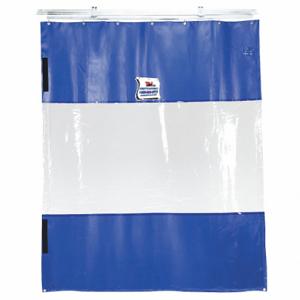 TMI 999-00077 Curtain Wall, 8 Ft Ht, 6 Ft Width, Blue, 1 Panels | CU6TMH 4EE10