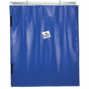 TMI 999-00092 Curtain Wall, 8 Ft Ht, 24 Ft Width, Blue, 1 Panels, 18 Oz PVC Coated Polyester | CU6TMB 4EE25