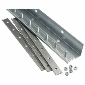 TMI 999-10103 Standard Strip Door Hardware, 6 ft Length, Galvanized Steel | CU6TTT 52NN03