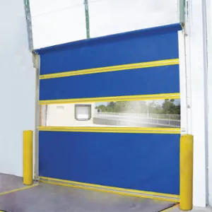 TMI 999-10374 Curtain Door, 10 Ft Ht, 9 Ft Width, 10 Ft Opening Ht, 9 Ft Opening Width, Wall Mount | CU6THA 483L31