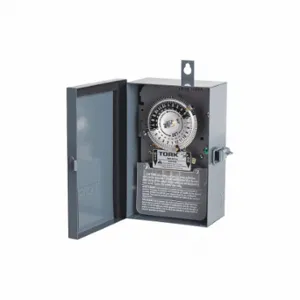 TORK 1109A-O Electromechanical Timer, 120, 208 To 277VAC, 40 A, Dpst, 24 Hr | CU6ULE 483A21