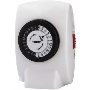 TORK 402B Plug In Timer, M Inch Time Setting 30 m Inch, Max. Time Setting 23 hr., 30 m Inch | CD2FEM 45MW06