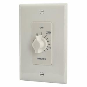 TORK A515MW Spring-Wound Timer, 0 To 15 Min, White, 20 A Max. Amps, 125Vac, 1 Gangs | CU6UNB 52ZC31