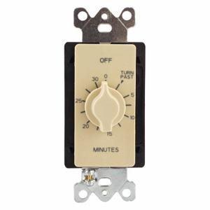 TORK A530M Spring-Wound Timer, 0 To 30 Min, Ivory, 20 A Max. Amps, 125Vac, 1 Gangs | CU6UNE 52ZC22