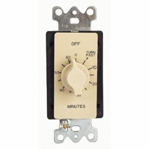TORK A560M Spring-Wound Timer, 0 To 60 Min, Ivory, 20 A Max. Amps, 125Vac, 1 Gangs | CU6UNK 52ZC23