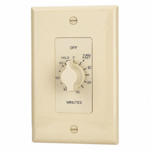 TORK A560MH Spring-Wound Timer, 0 To 60 Min, Ivory, Hold Feature, 20 A Max. Amps, 125Vac, 1 Gangs | CU6UNL 52ZC29