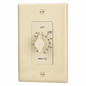 TORK A560MH Spring-Wound Timer, 0 To 60 Min, Ivory, Hold Feature, 20 A Max. Amps, 125Vac, 1 Gangs | CU6UNL 52ZC29