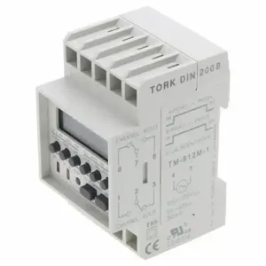 TORK DIN200B Electronic Timer, 2 Channels, 120VAC, Spdt, 16 A, 24 Hr | CU6ULR 52ZC58