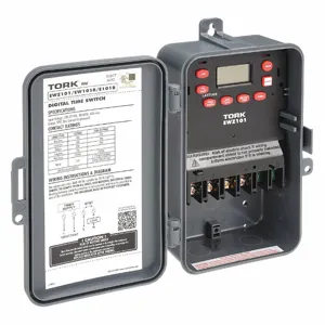 TORK EWZ101 Electronic Timer, 1 Channels, 120 To 277VAC, Spst, 30 A, 7 Day | CU6ULN 4JNF4