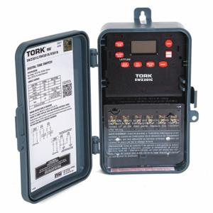 TORK EWZ201C Electronic Timer, 2 Channels, 120 To 277VAC, Spst/Dpst, 30 A | CU6ULQ 173T56