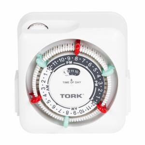 TORK RTN312 Heavy Dutry Appliance Timer, 30 min Min. Time Setting, 24 hr Max. Time Setting, White, 1 | CU6UNY 783Y06