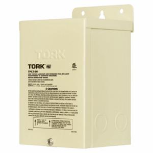 TORK TPX100 Pool-Lichttransformator, 100 W, 1 A, lackiert, 100 W max. Watt, 120 V AC, 12 V AC, 13 V AC, Beige | CU6UPA 503Y45