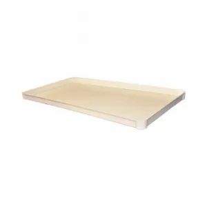 TOTELINE 6090012232 Tray, 47 5/8 Inch x 23 7/8 Inch x 2 1/4 Inch, White, Composite | CU6UWU 487P19