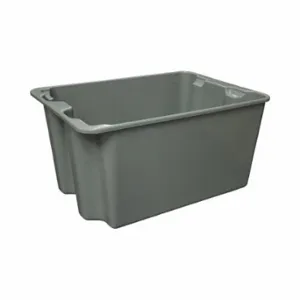 TOTELINE 7807085172 Stack And Nest Container, 23.93 Gal, 27 1/2 x 20 x 14 1/8 Inch Size | CU6UWB 487N97