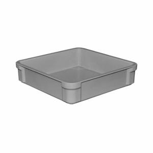 TOTELINE 8250085136 Stacking Container, 2.39 Gal, 14 3/4 x 14 3/8 x 3 1/2 Inch Size | CU6UWG 487P14