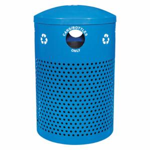 TOUGH GUY 13P561 Recycling Container 40 Gallon Blue | AA6AZT