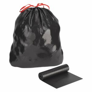 TOUGH GUY 15E452 Drawstring Trash Can Liner 56 Gallon - Pack Of 100 | AA6YET