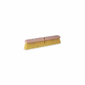 TOUGH GUY 1A841 Push Broom Yellow Synthetic General-purpose | AA8TWZ