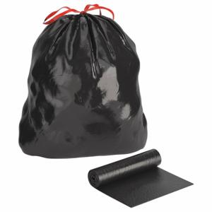 TOUGH GUY 15E447 Drawstring Trash Can Liner 32 Gallon - Pack Of 150 | AA6YEM