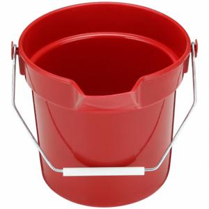 TOUGH GUY 1ELJ9 Pail 10 Quart Red Plastic | AA9PYW