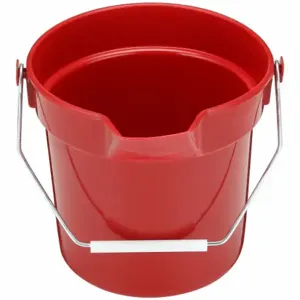 TOUGH GUY 1ELJ9 Pail 10 Quart Red Plastic | AA9PYW