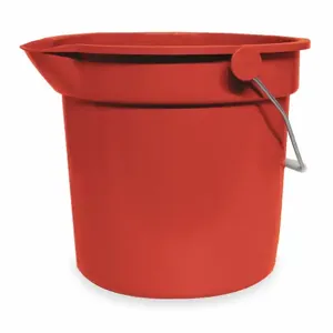 TOUGH GUY 1ELK2 Pail 14 Quart Red Plastic | AA9PYY