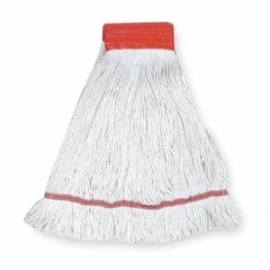 TOUGH GUY 1TYV4 Wet Mop Antimicrobial Large White | AB3KVZ