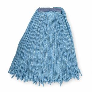 TOUGH GUY 1TYR4 Wet Mop Size 20 Ounce Blue Cut End | AB3KUV