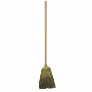 TOUGH GUY 1VAC3 Jail Broom 56 Inch Overall Length 17in. Trim L | AB3RUU