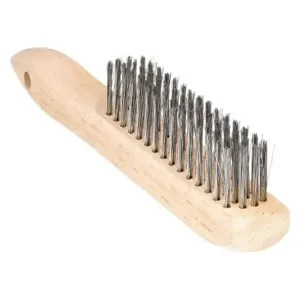 TOUGH GUY 1VAF7 Shoe Handle Scratch Brush Rows 4 x 16 Ss | AB3RVY