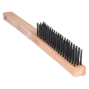 TOUGH GUY 1VAF9 Scratch Brush Rows 4 x 16 Carbon Steel | AB3RWA