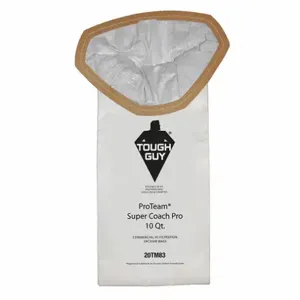 TOUGH GUY 20TM83 Filter Bag 2-Ply Paper PK10 | AG9LAX