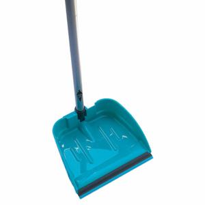 TOUGH GUY 22F187 Long Handle Dust Pan Plastic 9-1/2 W Teal | AB6UGX