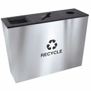 TOUGH GUY 22N278 Recycling Receptacle 54 Gallon Ss | AB6WAQ 22N277