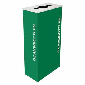 TOUGH GUY 22N284 Recycling Container 17 Gallon Emerald | AB6WAX