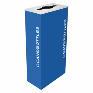 TOUGH GUY 22N286 Recycling Container 17 Gallon Royal Blue | AB6WAZ