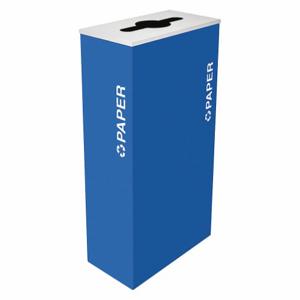 TOUGH GUY 22N290 Recycling Container 17 Gallon Royal Blue | AB6WBD