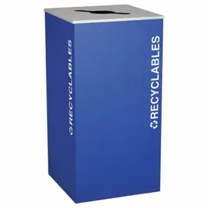 TOUGH GUY 22N319 Recycling Container 36 Gallon Royal Blue | AB6WCJ